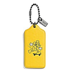 LIMITED EDITION ⭐️ COACH X DISNEY ⭐️ Hangtag with Mickey Mouse - YELLOW